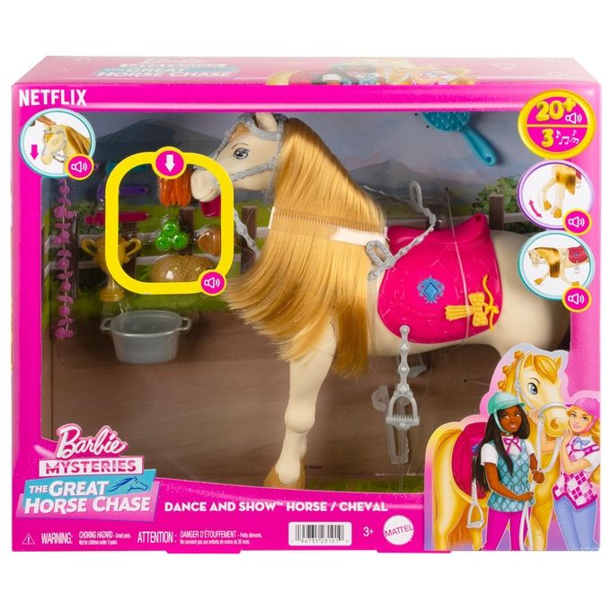 Mattel Cavallo Mysteries The Great Horse Chase Dance and Show Barbie