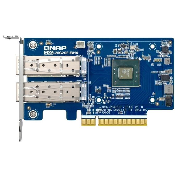 Qnap QXG-25G2SF-E810 Scheda di Rete e Adattatore Interno Fibra 25000 Mbit-s