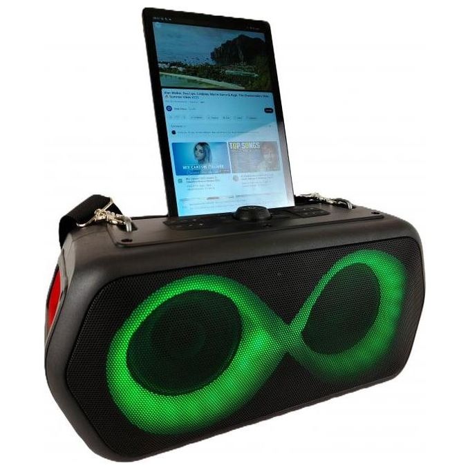 Majestic FIRE 39 Speaker Wireless audio 5.3 con Luci LED multicolor e Batteria Ricaricabile