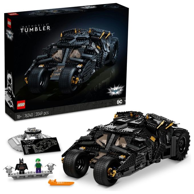 LEGO DC 76240 Batman Batmobile Tumbler, Modellismo Auto Da Costruire Per Adulti, Idea Regalo