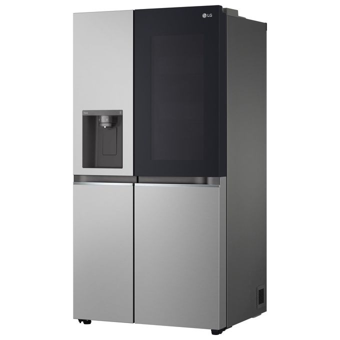 LG InstaView GSGV80PYLD.APYQEUR Frigorifero Side by Side 635 Litri Classe D No Frost Dispenser con allaccio Argento