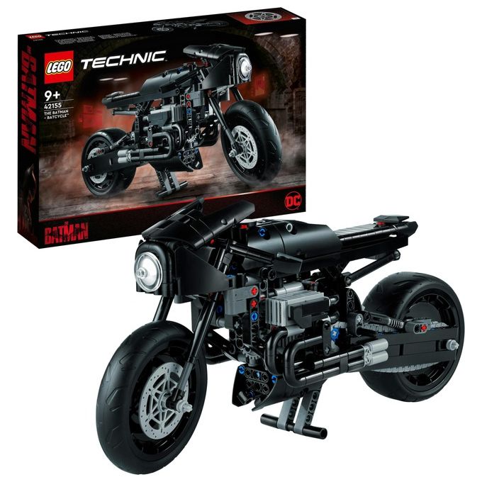 LEGO Technic 42155 THE BATMAN - BATCYCLE, Moto Giocattolo da Collezione, Modellino Motocicletta del Supereroe, Film del 2022