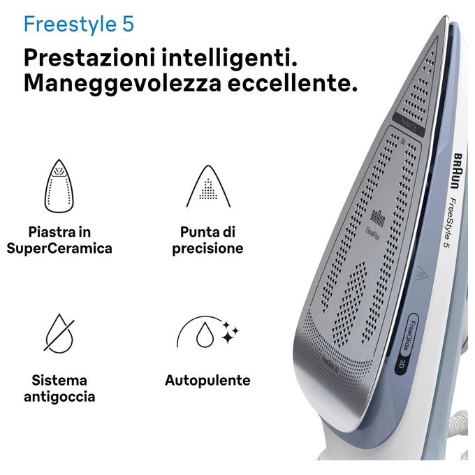 Braun SI 5078 GY Ferro da Stiro a Vapore