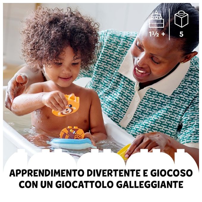 LEGO Duplo Ora del Bagnetto: Panda Rosso Galleggiante