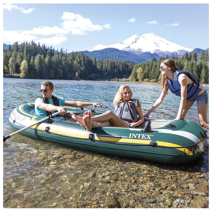 Intex 68380 Canotto Unisex Adulto Multicolore 41.27 x 60.96 x 29.84 Seahawk 3