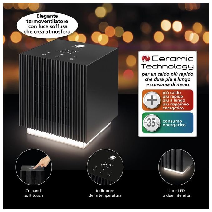 Macom 931 Enjoy e Relax Light Cube Heater Termoventilatore Ceramico