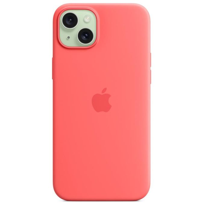 Apple Custodia MagSafe in Silicone per iPhone 15 Plus Guava ​​​​​​​
