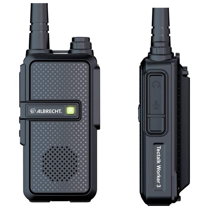 Albrecht Tectalk Worker 3 Case 2-Pack Walkie Talkies per Cantieri