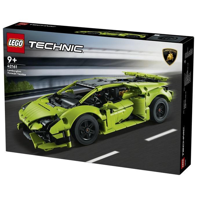 LEGO Technic 42161 Lamborghini Huracán Tecnica, Modellino di Auto da Costruire, Macchina Giocattolo per Bambini