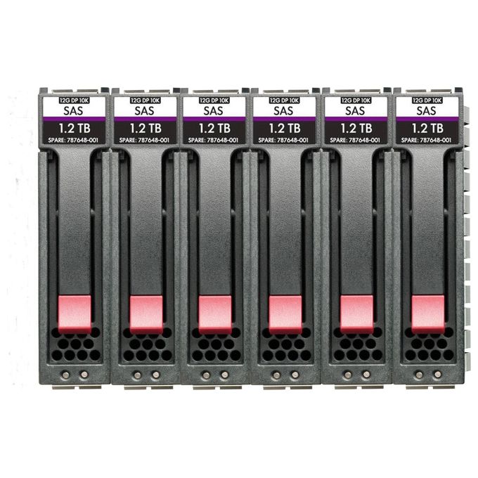 HP Enterprise R0Q66A Hard Disk Msa 10.8Tb Sas 10k Sff M2 6Pk