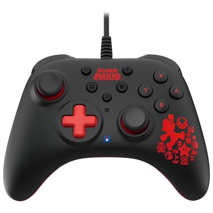 Hori Gamepad Horipad Turbo Wired Mario Edition per Nintendo Switch