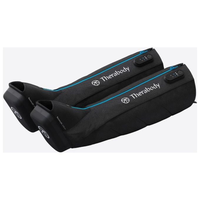 Therabody RecoveryAir JetBoots - Stivali da massaggio ad aria a compressione sequenziale per piedi e gambe per la circolazione e il recupero atletico (Large)