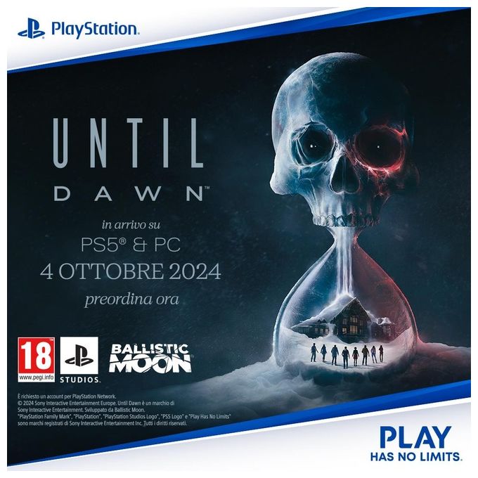 Sony Interactive Videogioco Until Dawn per PlayStation 5