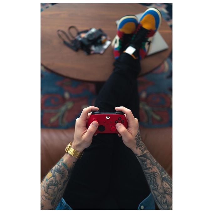 Microsoft Pulse Red Rosso Bluetooth-Usb Gamepad Analogico-Digitale per Xbox-Xbox One-Xbox Series S-Xbox Series X