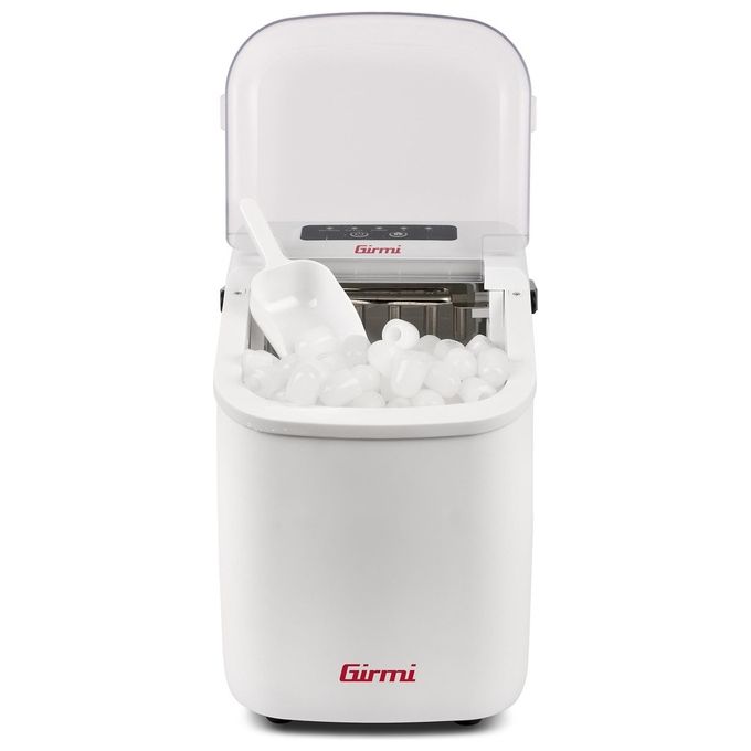 Girmi GH74 Fabbricatore di Ghiaccio1100 cubetti x 24h Spegnimento automatico Accessori inclusi Bianco
