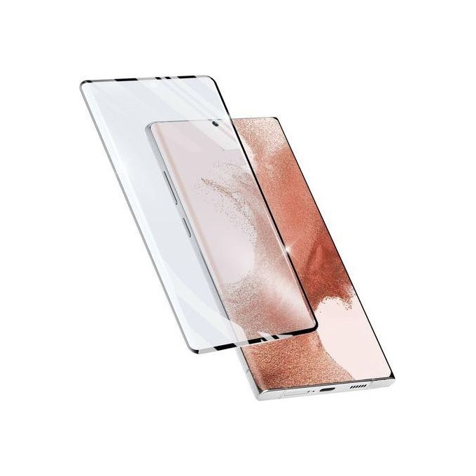 Cellular Line Pellicola Protettiva Impact Glass Curved per Samsung Galaxy S23 Ultra