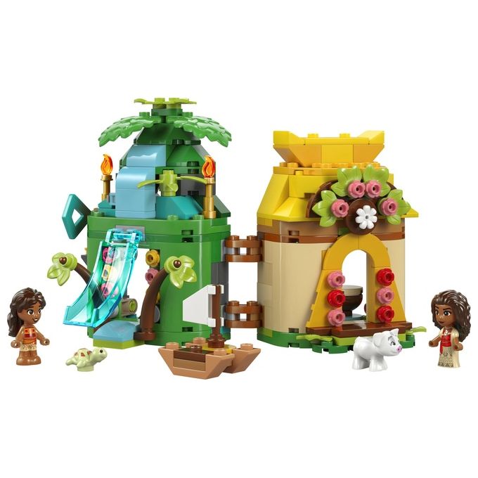 LEGO Set Disney Moana Divertimento sull'Isola di Vaiana 43260 Blocchi Creativi per Bambini e Appassionati di Costruzioni