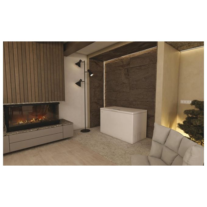 Haier HCE420D Congelatore orizzontale 418 litri Classe D Sistema Frost FreeStatic Bianco