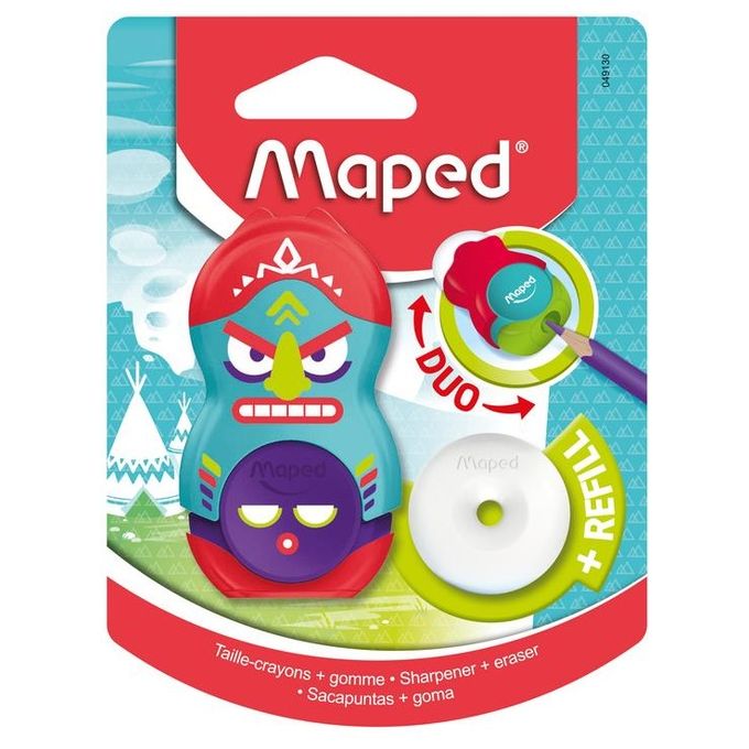 Maped Gomma Temperino Duo Loopy Colori Assortiti