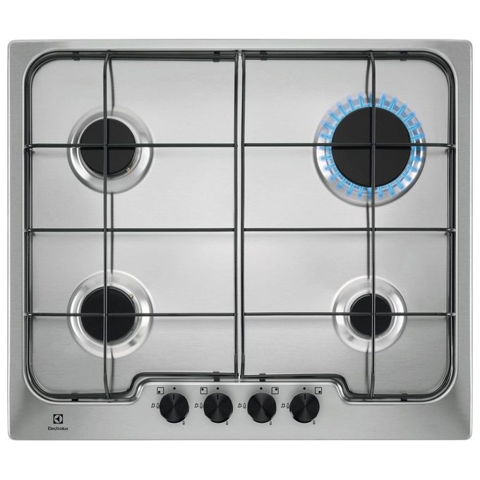 Electrolux RGG6242OOX SoftLine Piano Cottura a Gas 4 Zone 60 cm Inox