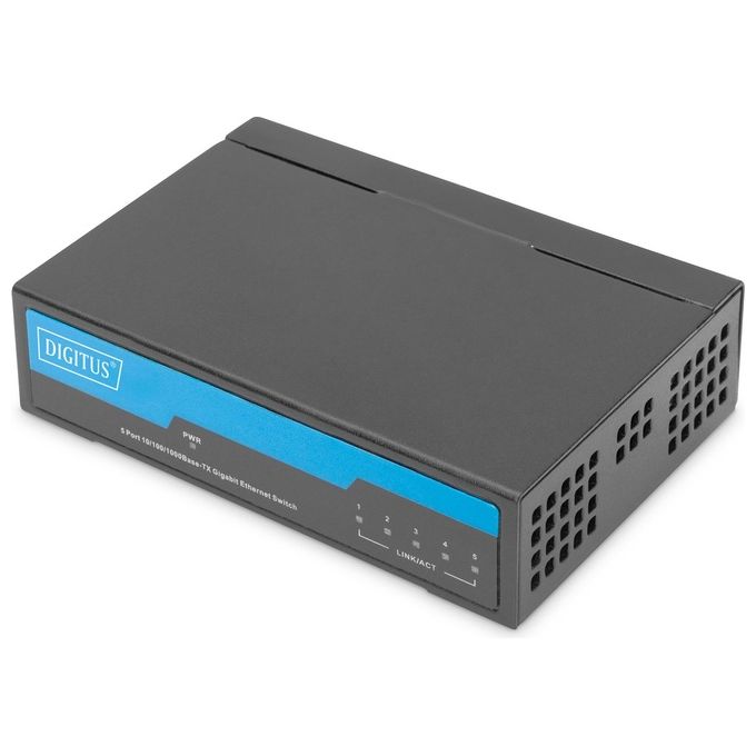 Digitus Switch di Rete Gigabit 5 Porte Non Gestito