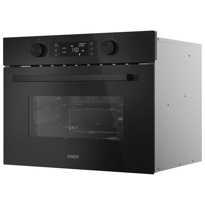 Candy CA4MWNSB6N Forno a Microonde da Incasso Combinato con Grill Capacita' 44 Litri Potenza 900 Watt Larghezza 60 cm con Timer colore Nero