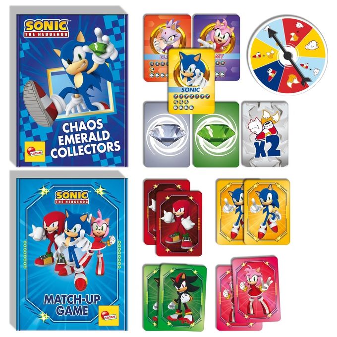 Sonic - 2 In 1 Card Games In A Backpack