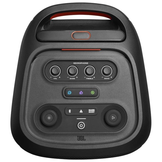 JBL Partybox Stage 320 Party Speaker Portatile Pro Sound Light Show 18 Ore di Batteria IPX4 Nero