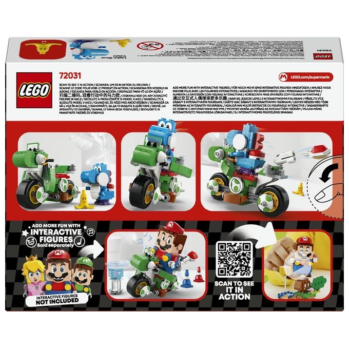 LEGO Set Moto Yoshi 72031 Mario Kart Super Mario in Edizione Esclusiva per Appassionati di Costruzioni Creative