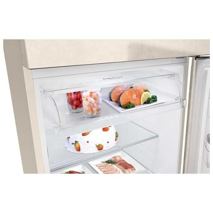 LG GTBV44SEBKD Frigorifero Doppia Porta 70cm 461 Litri Classe Energetica E Door e Linear Cooling Sabbia