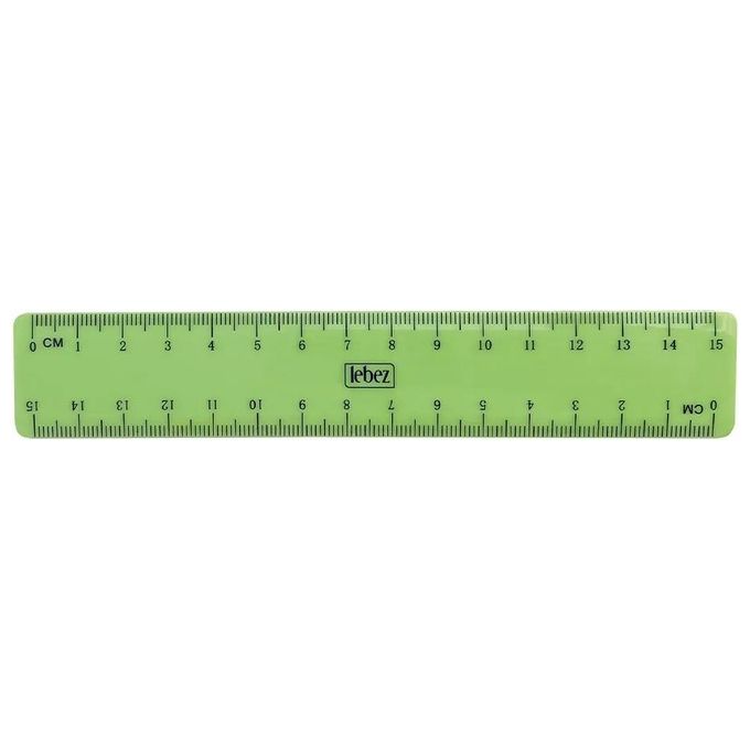 Lebez Barattolo 36 Pezzi Righelli 15cm Pastel