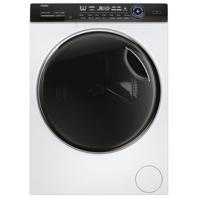 Haier HW90BD14979EUGIT I-Pro Serie 7 Plus Lavatrice Frontale 9 Kg 1400 rpm Classe A Vapore Wi-Fi Direct Motion (85x59x49 cm) colore Bianco