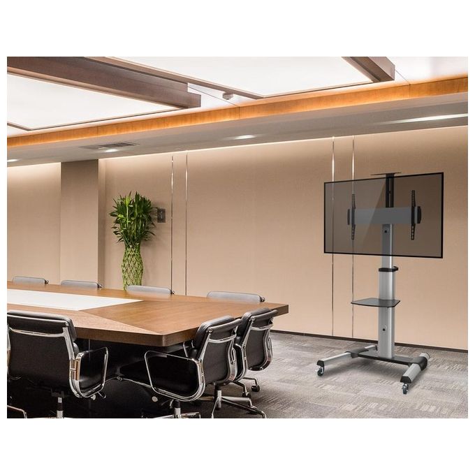 Conceptronic Supporto per Display Espositivi 70'' Nero-Bianco