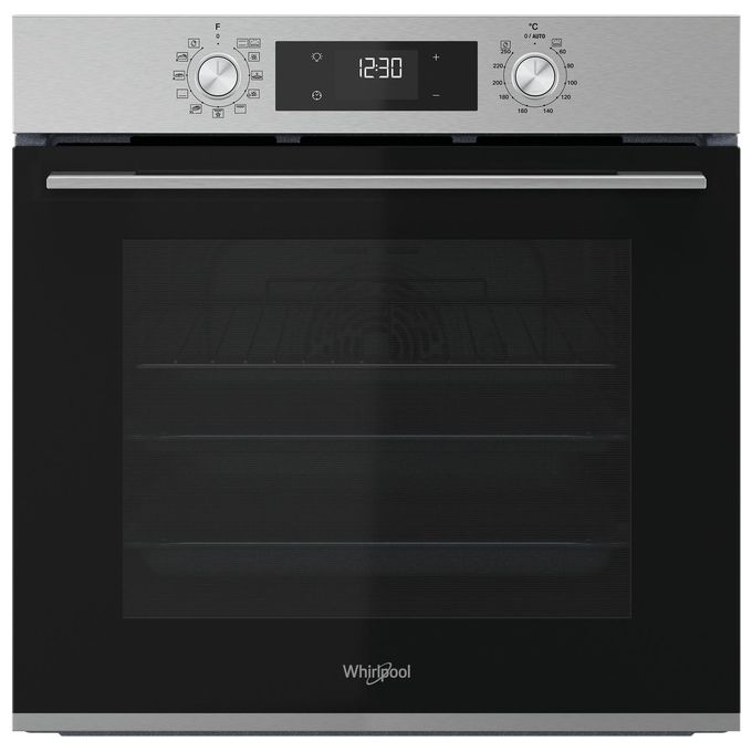 Whirlpool OMK58HUOX Forno Elettrico da Incasso Ventilato Multifunzione con Grill 71 Litri 60 cm Classe A Autopulizia Idrolitico colore Inox Linea Elements