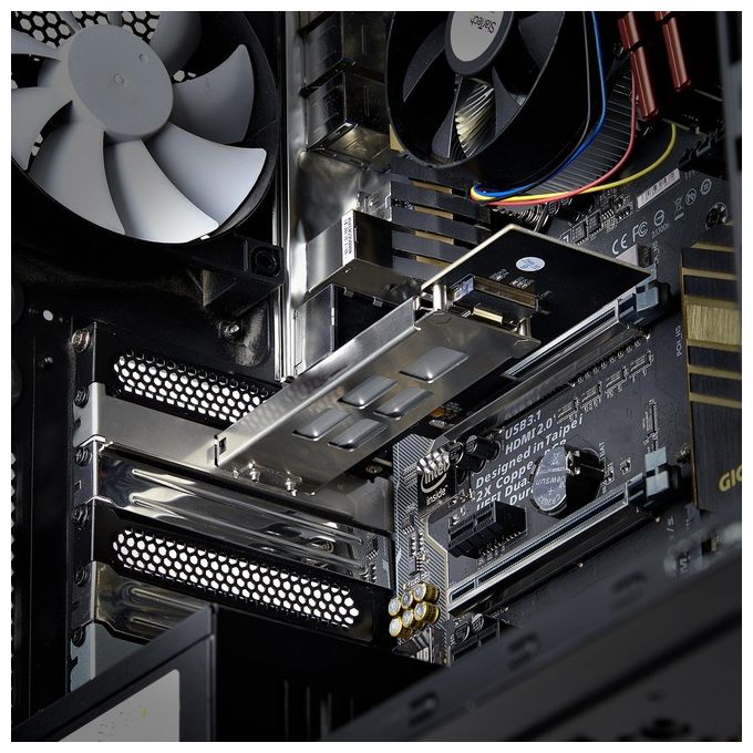 StarTech.com Rack Rimovibile per Ssd M.2 Nvme a Pcie X4 - Backplane Mobile per Slot di Espansione Pci Express