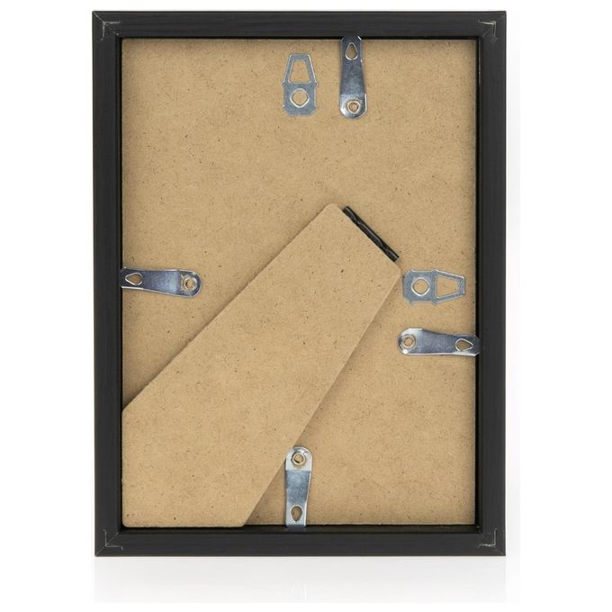 ZEP Malmo Black Cornice Portafoto 10x15cm-15x20cm in Legno con Passepartout