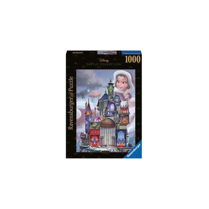 Ravensburger Puzzle 1000 Pezzi Disney Beauty e Beast Belle Castle Collection