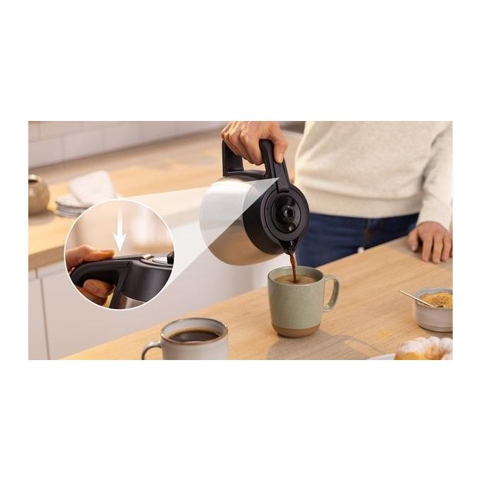 Bosch TKA 5M253 Thermo Macchina da Caffe' con Filtro 1.1 Litri