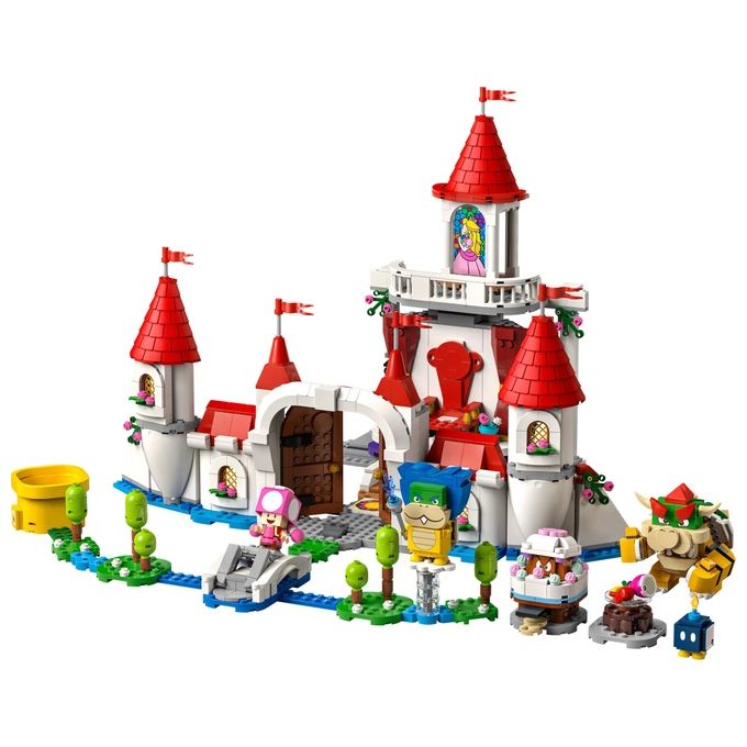 LEGO 71408 Super Mario Pack Espansione Castello di Peach 1216 pezzi 5 personaggi inclusi (48x37x9 5 cm) colore Nero