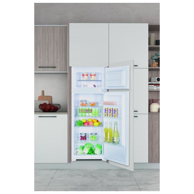 Indesit IN D 2040 E Frigorifero Doppiaporta da incasso 205 Litri Classe E Bianco