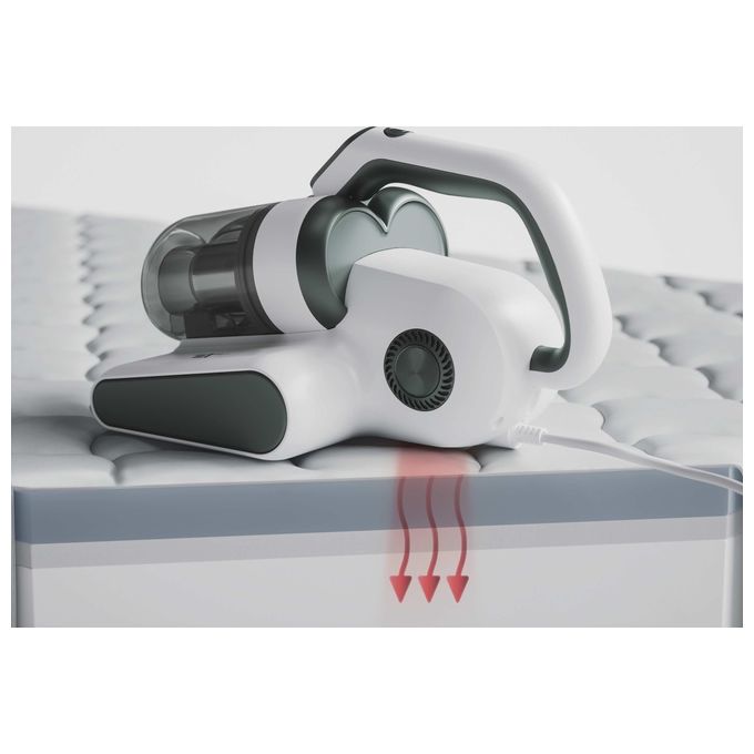 Hoover HMC510UV Battimaterasso Motorizzato sensore polvere rimozione acari luce UV-C Antiallergico Antibatterico