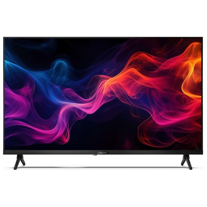 Sharp 32GF2265E Smart TV 32 Pollici HD Ready Display LED Sistema Google TV DVB-T-T2 Frameless colore Nero