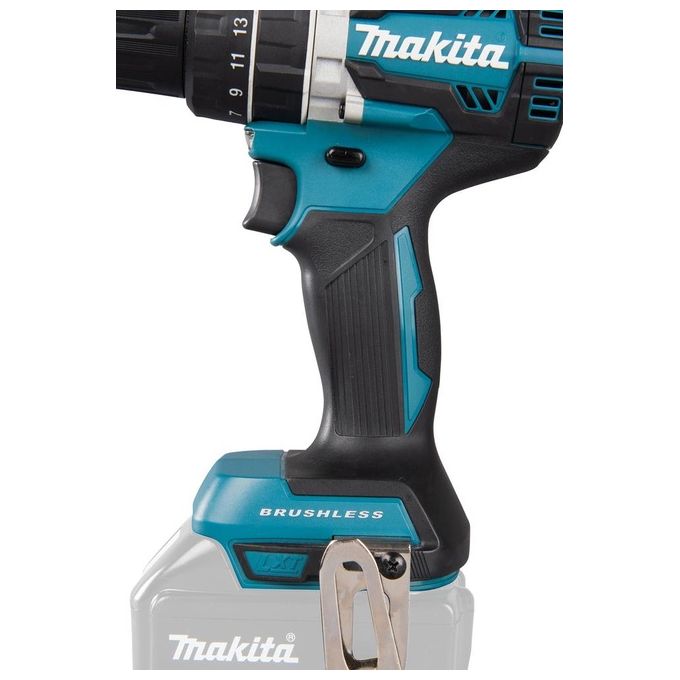 Makita Trapano Avvitatore a Percussione DHP484ZJ 18V 13mm 60Nm Motore Brushless (Batteria Non Inclusa)
