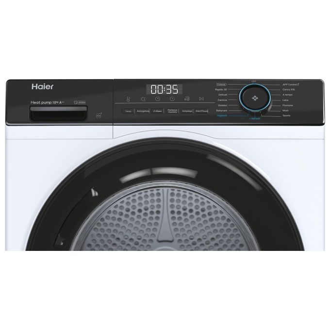 Haier I-Pro Series 3 HD100-A2939 Asciugatrice 10 kg Classe A con Pompa di Calore Profondita' 665 cm colore Bianco