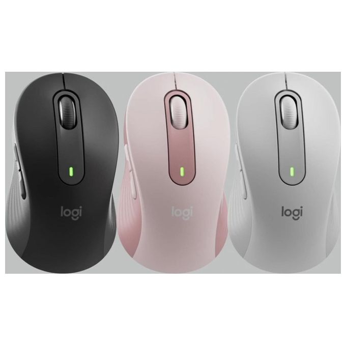 Logitech Signature M650 Mouse Mancino Wireless a RF  Bluetooth Ottico 2000 DPI