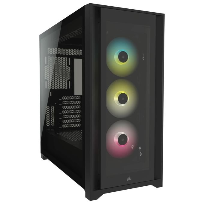 Corsair iCUE 5000X Middle Tower Vetro Temperato No-Power minITX-mATX-ATX