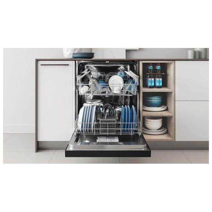 Indesit DBE 2B19 A B Lavastoviglie da Incasso a Scomparsa Parziale 14 Coperti Classe Energetica F (A+) 60 cm Nero