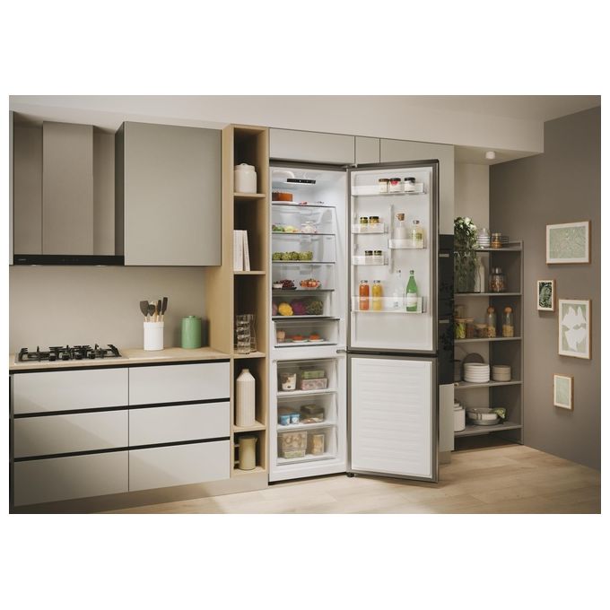 Candy CNCQ2T620EX Frigorifero Combinato 409 Litri Classe energetica E Raffreddamento No Frost colore Inox
