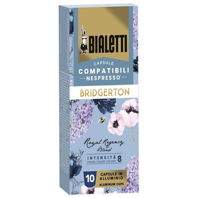 Bialetti Capsule NCC Bridgerton 10 pz Compatibili Nespresso in Alluminio Alta Qualita' per Espresso perfetto