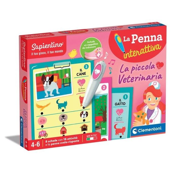 Clementoni Gioco Educativo Sapientino la Piccola Veterinaria
